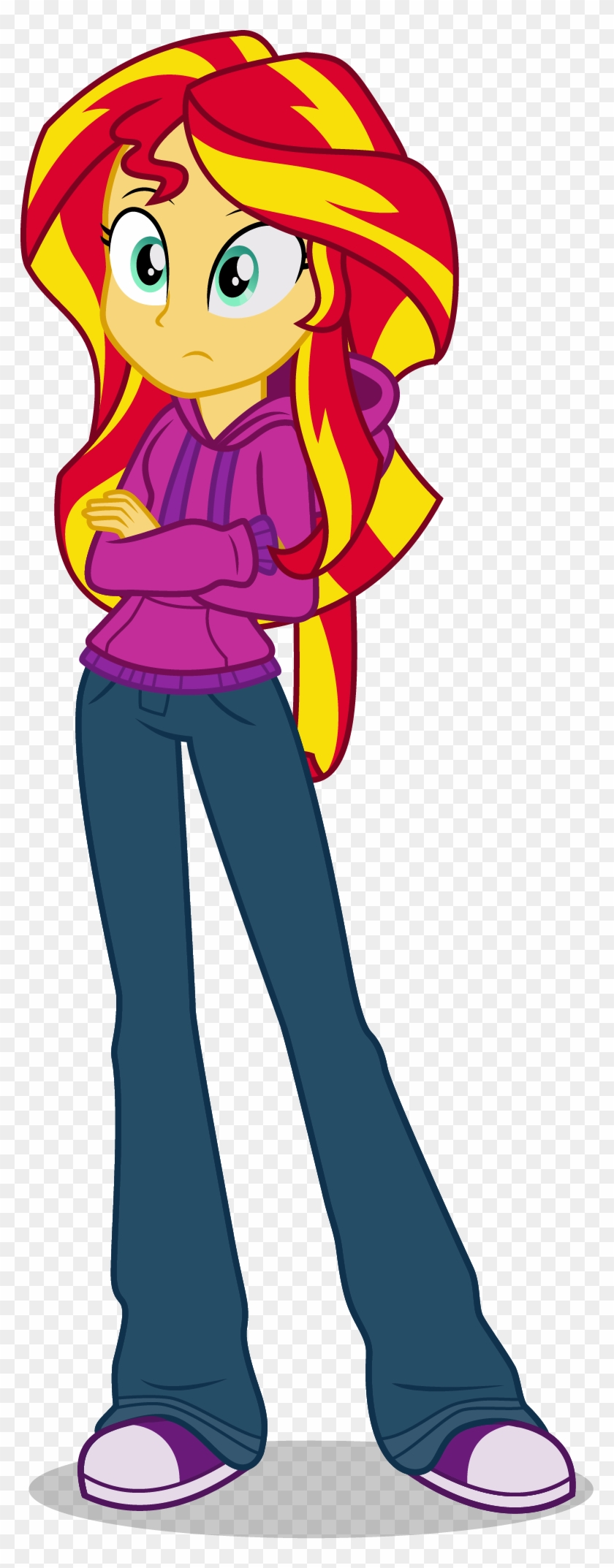 Sunset Shimmer Sis Of Sunrise Shine And Sunsetshy Her - Mlp Eg Sunset Shimmer #361645