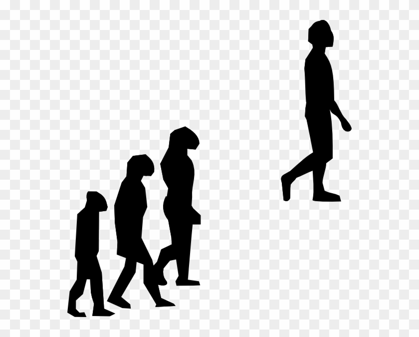 Evolution Clip Art At Clker - Human Evolution #361870