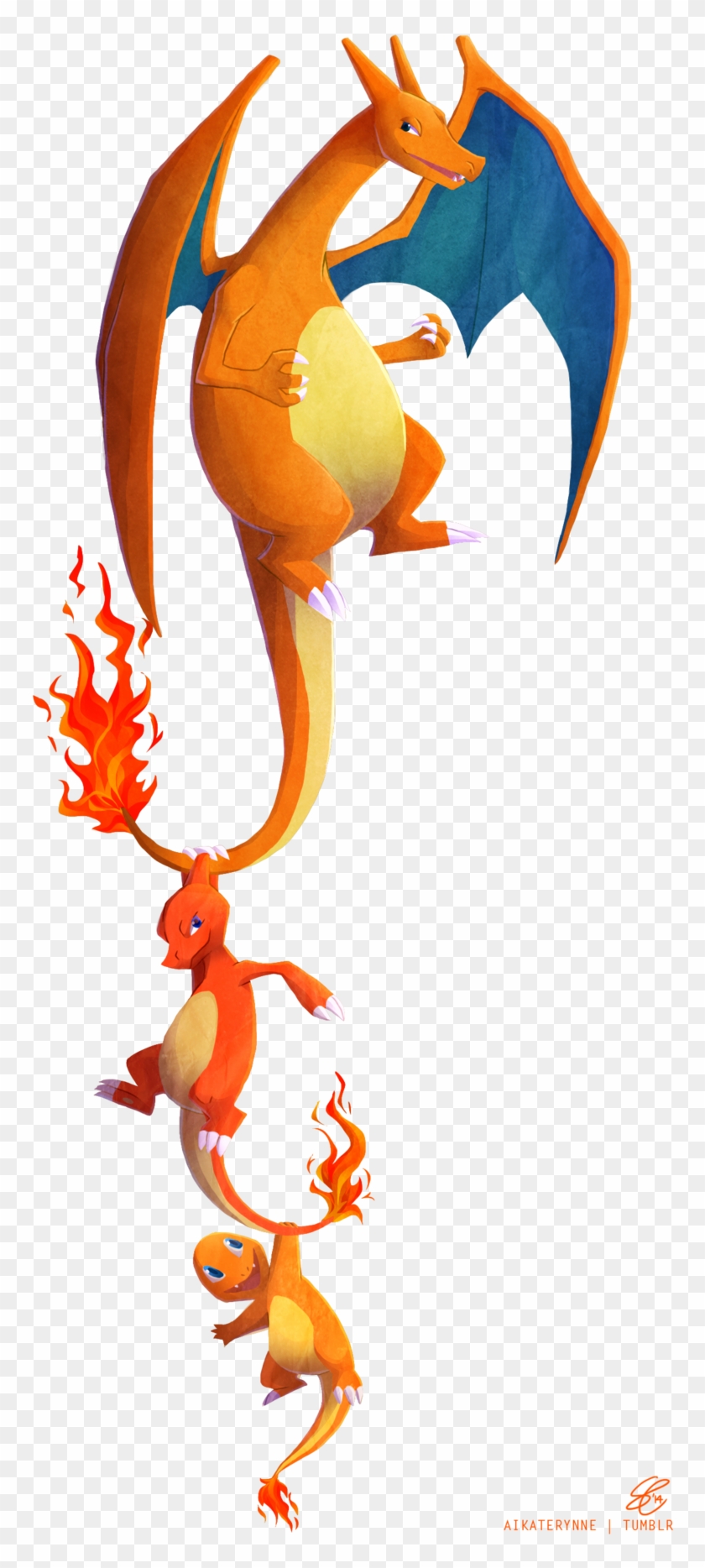 Pokemon Charmander Evolution Clip Art - Pokemon Charmander Evolution Png #361921