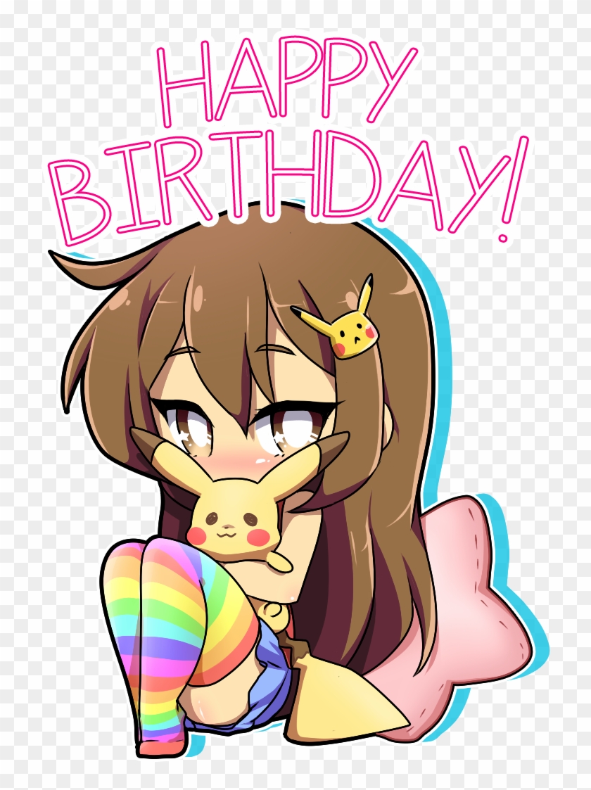 Happy Birthday Babydoll Dreachu Don't Forget To Support - Cartoon #361951