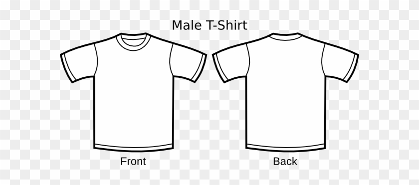 White T Shirt Outline - T Shirt Design Drawing #362065