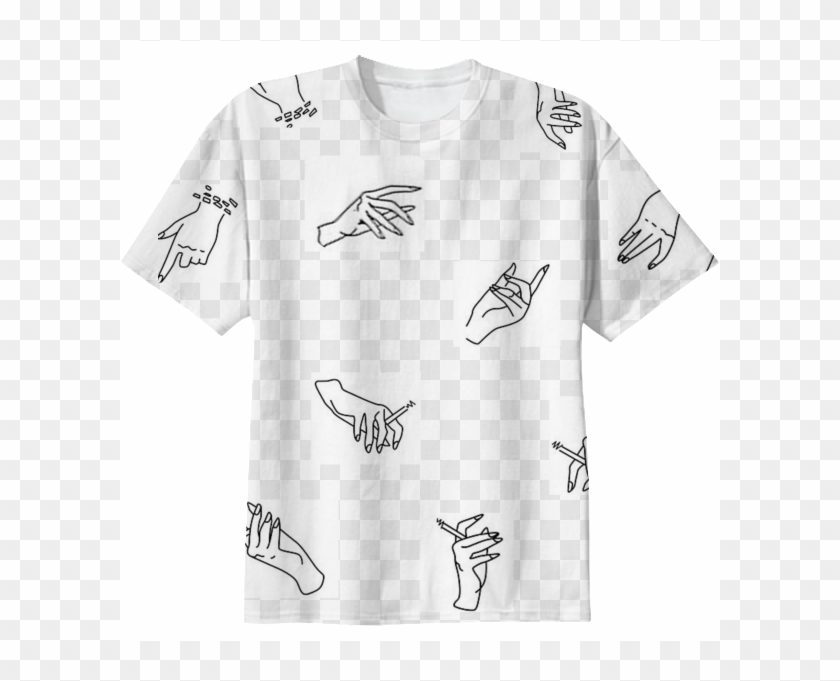 Harry Styles Inspired Hand Shirt $38 - Illustration #362073