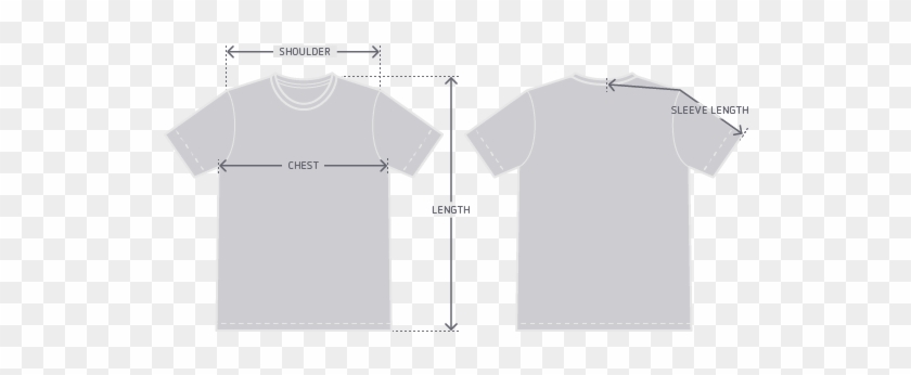 Garment Measurement Illustration - London Calling T Shirt #362124