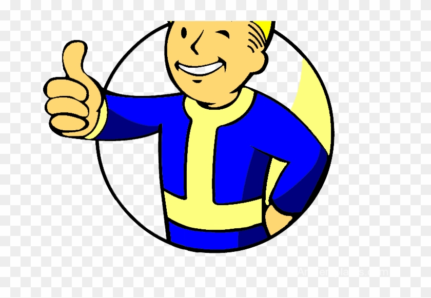 Fallout Clipart Thumbs Up - Thumbs Up Fallout Guy #362191