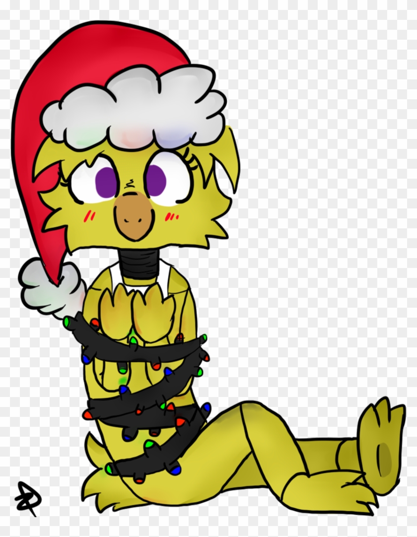 Happy New Year, Chica By Bluemooonn - Fnaf Toy Chica New Year #362224