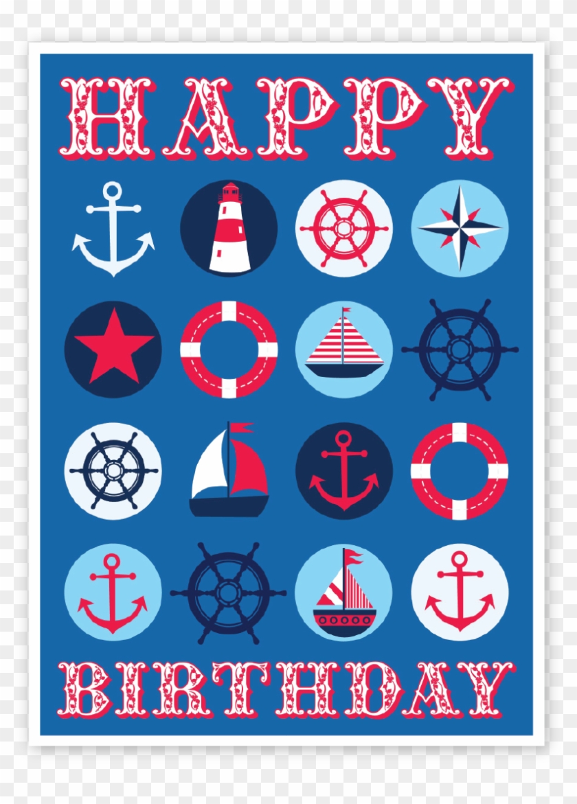 Nautical Lighthouse Themed Birthday Nautical Themed - Happy Birthday Sailor  Theme - Free Transparent PNG Clipart Images Download