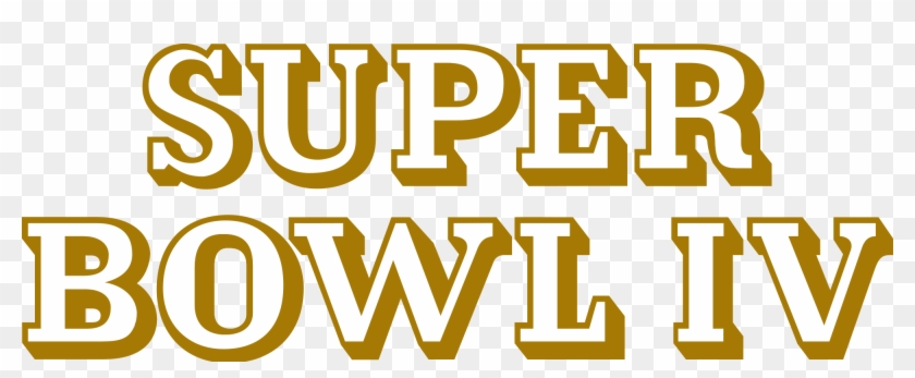 Open - Super Bowl Iv Logo #362300