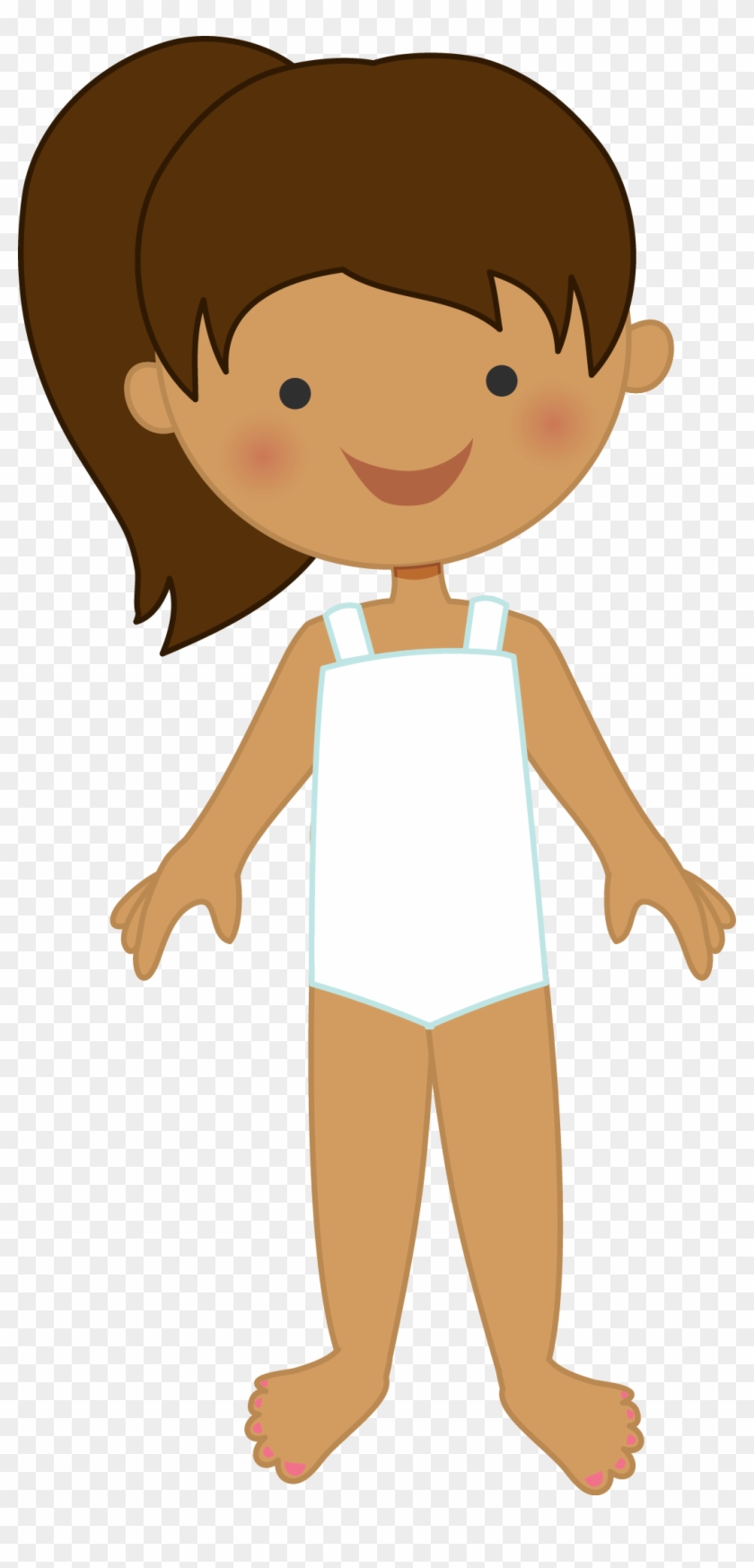 Inch Cliparts - Human Body Girl Clipart #362331