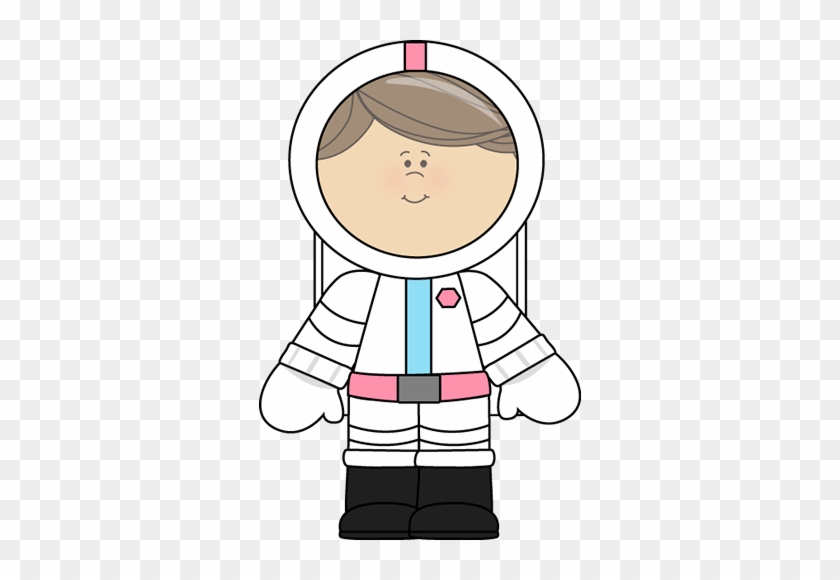 Little Girl Clipart Astronaut - Kid Astronaut Clipart #362375