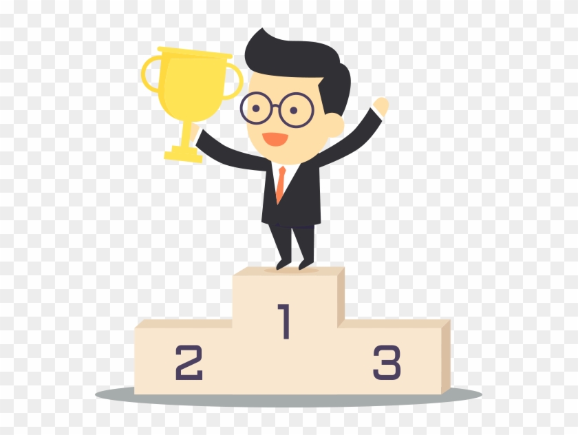 Trophy Podium Royalty-free Clip Art - Cartoon Podium Png #362407