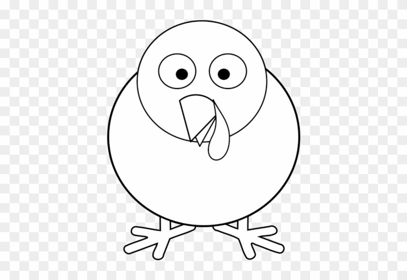 Free Turkey Clip Art - Turkey Body Coloring Page #362415