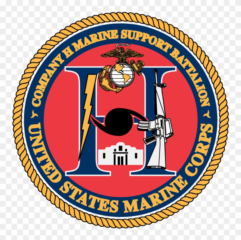 Company H Marine Support Battalion United States Marine - Emblem #362425