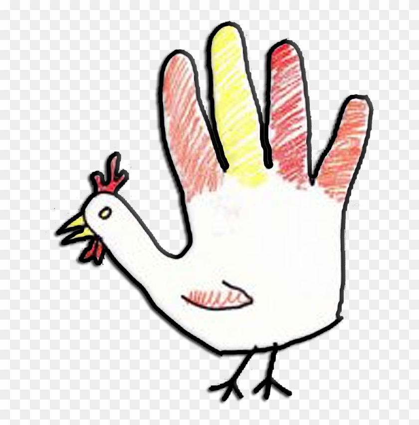 Turkey - Draw A Turkey Tracing Your Hand #362472