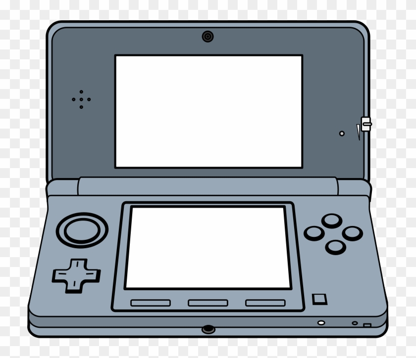 Handheld 3d Game System Clipart Play To Win Study Become - Video Game Console Clipart #362484