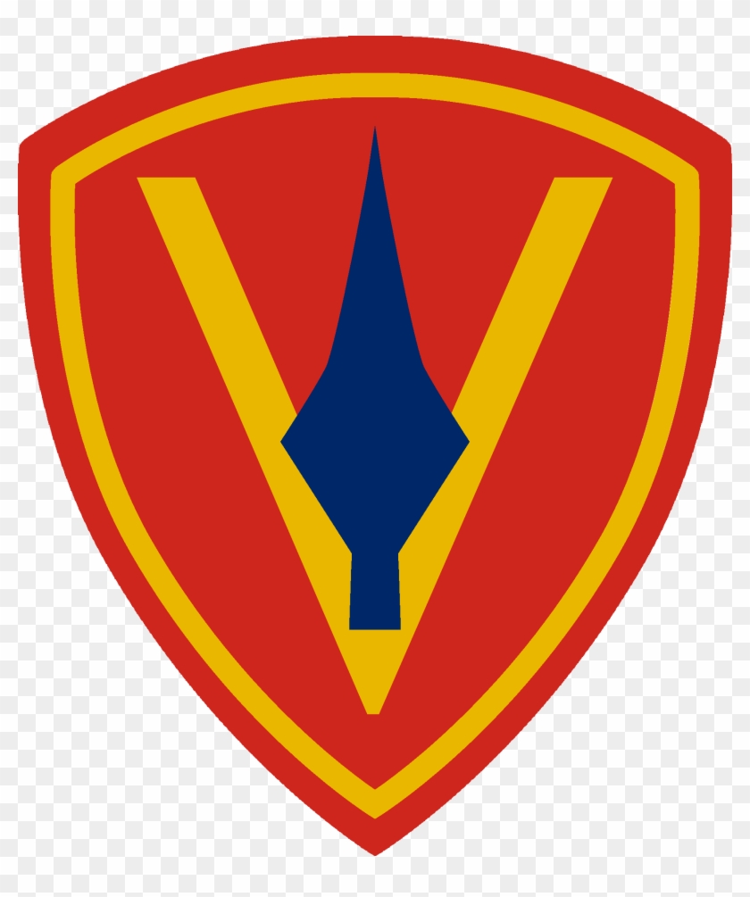 U S Marine Corps Shoulder Sleeve Insignia World War - Marine Corps 5th Division #362553