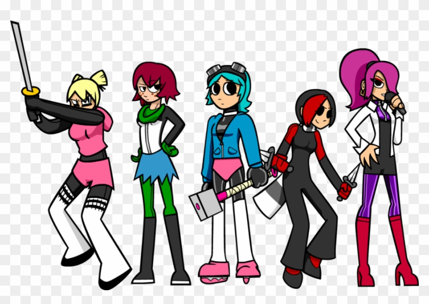 Scott Pilgrim Girls In Latex By Shennanigma - May 30 #362581