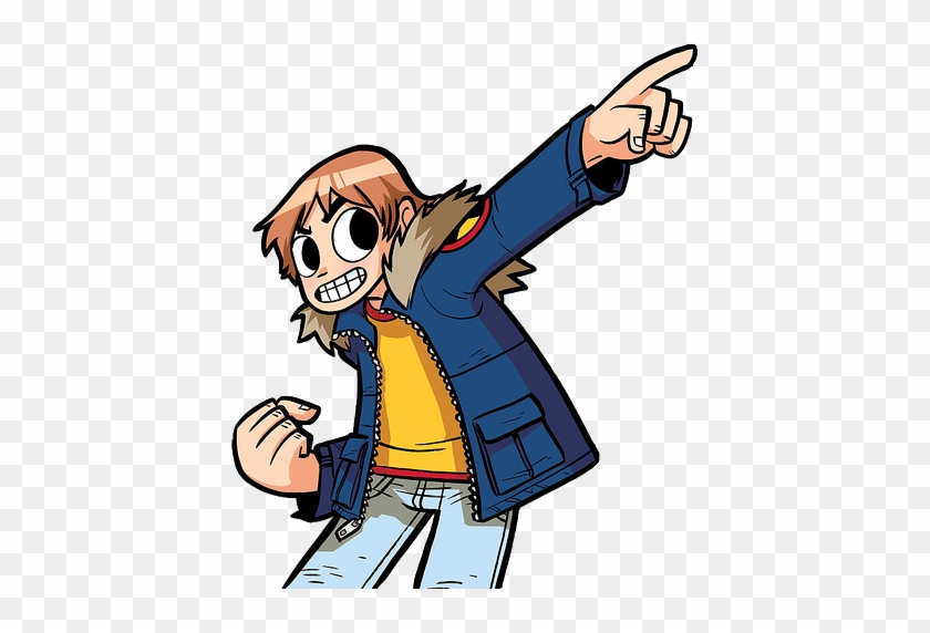 Scott-pilgrimnewrender - Scott Pilgrim Comic Png #362606