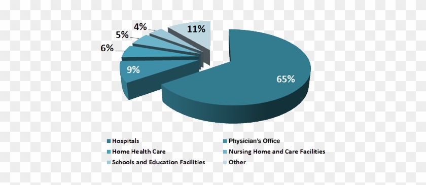 Pie Chart Showing The Locations Nurses Work In - Neonatal Nurse Job Outlook #362613