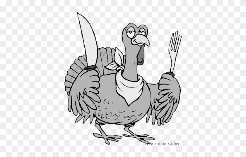 Thanksgiving Turkey Animal Free Black White Clipart - Don T Be A Turkey #362652