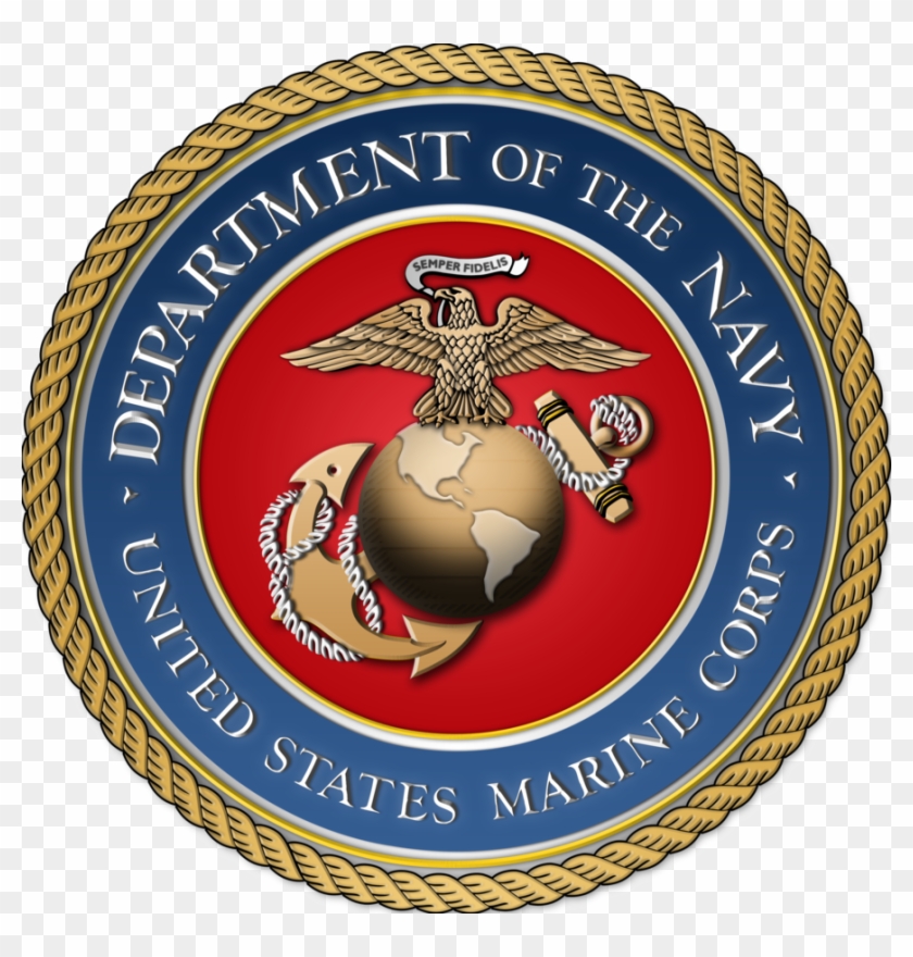 United States Marine Corps By Scrollmedia - Department Of The Navy Emblem #362666