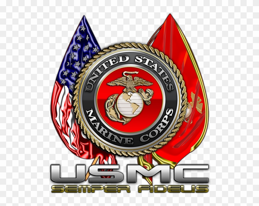 Usmc Marine Corps Png Logo - Marine Corps Iphone 5c Wallet Leather Case, Iphone #362752