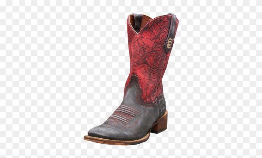 Dan Post Vintage Graphite And Red Floral Women's Boots - Cowboy Boot #362755