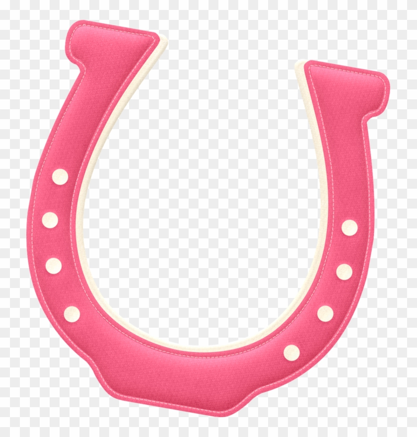 Dark Pink Horse Show - Pink Horseshoe Clipart #362761