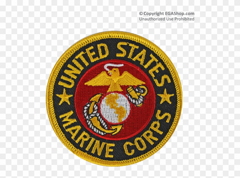 Iron On United States Marine Corps Patch With Light - United States Marine Corps Patch #362770