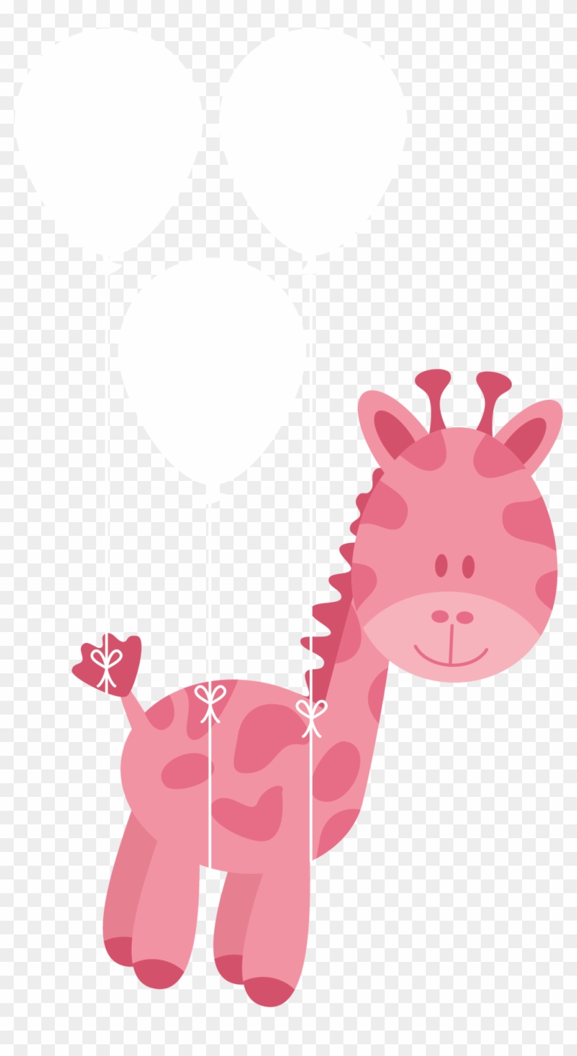 Northern Giraffe Diaper Infant Euclidean Vector Baby - Giraffe Baby Pink Png #362920
