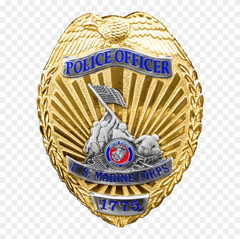 Police Badge Template - Usmc Military Police Badge #362943