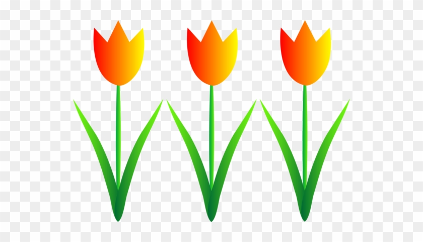 Színes Tavaszi Tulipán Clip Art - Flowers Clip Art #362958