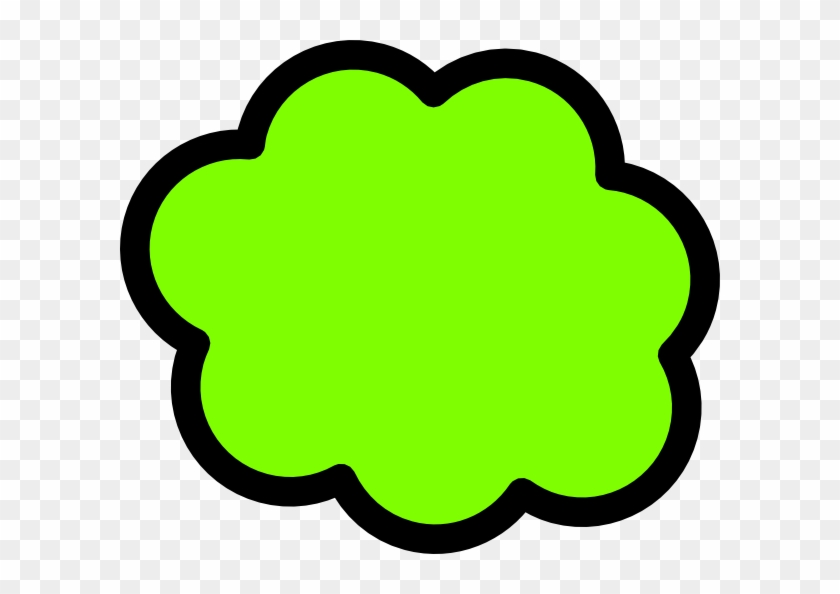 Greencloud Clip Art - Green Cloud Clipart #363022