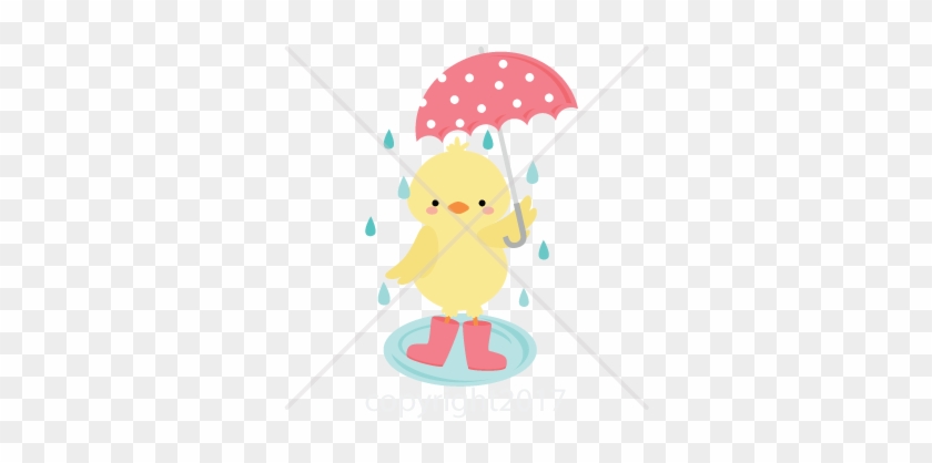 Duck In The Rain Clip Art #363139