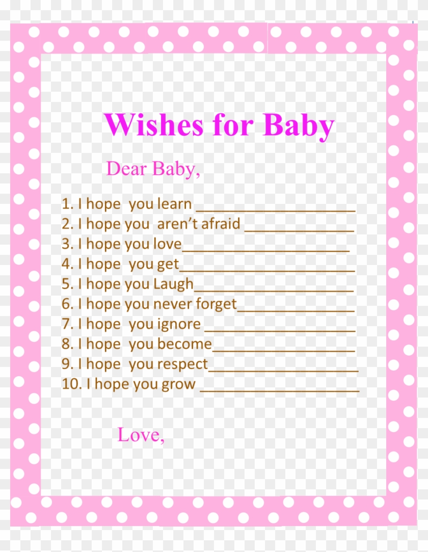 Baby Shower Cards Free Beautiful 5 Best Images Of Printable - Baby Shower Wishes Printable #363166