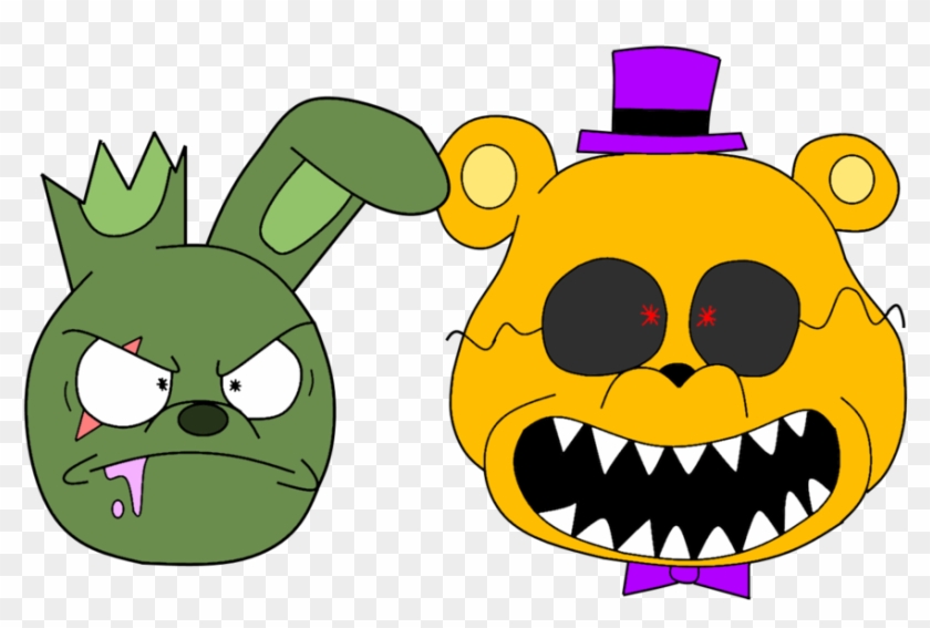 Spring And Fredbear By Drgoldenstar - Cartoon #363232