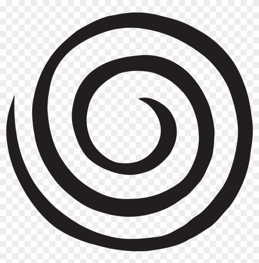 Black Circle Swirl Png #363265