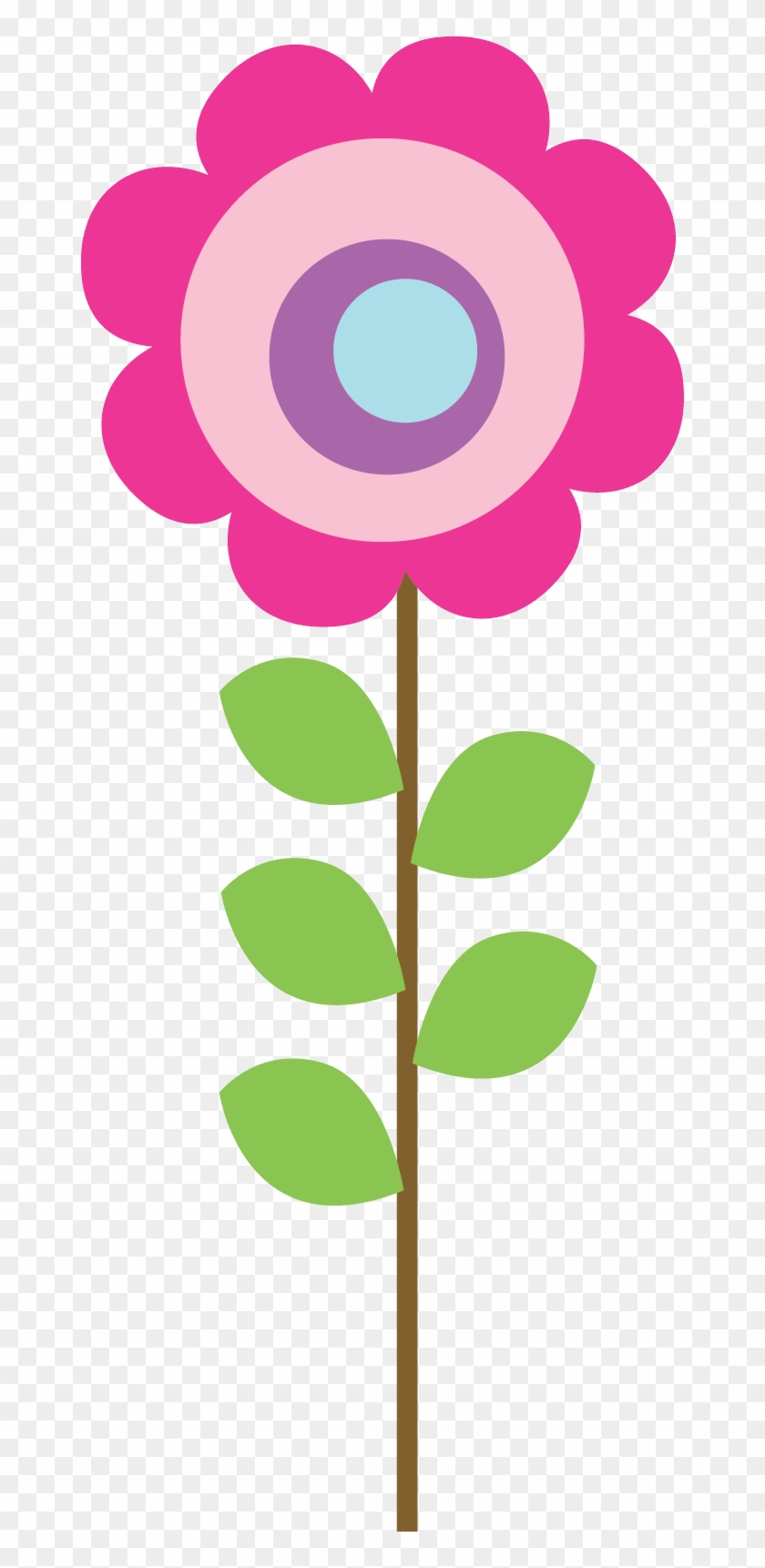 Say Hello - Pastel Flower Clipart Png #363347