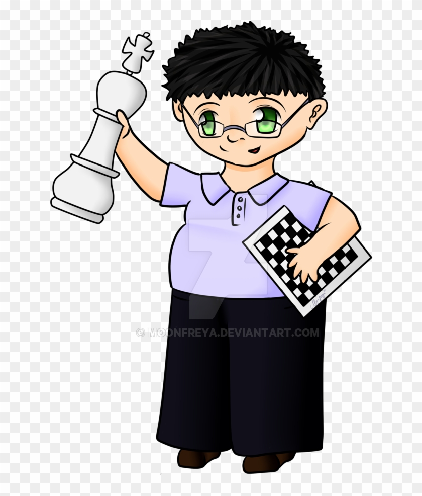 School Maskot Chess Nerd By Moonfreya School Maskot - Cartoon #363417