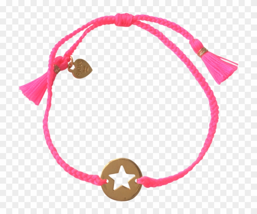Bracelet Santa Lucia Star Fluor Pink Gold - Joy Jewellery Bali #363499