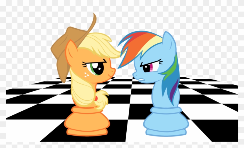 Chess Ponies By Kapten-n - My Little Pony Chess Icon #363538