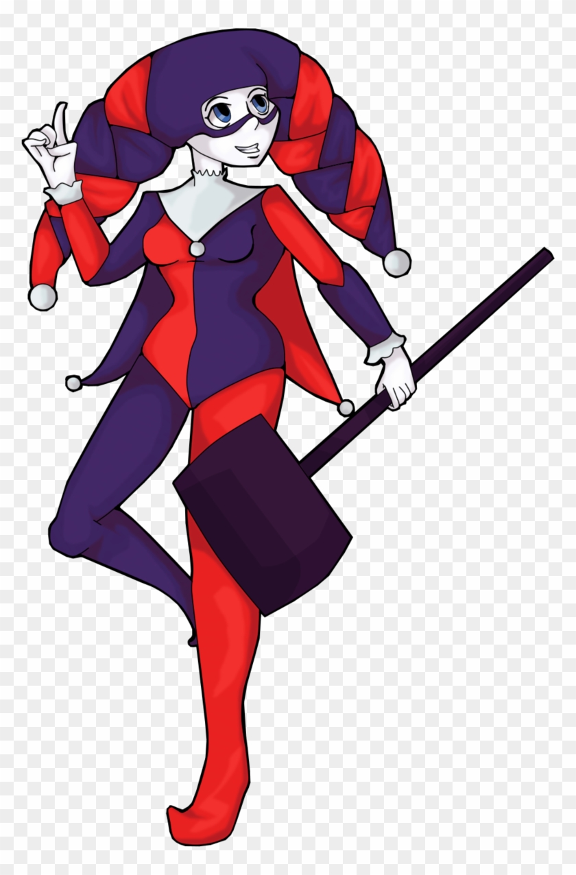 Skullgirls Style Harley Quinn By Stickydot Skullgirls - Cartoon #363579