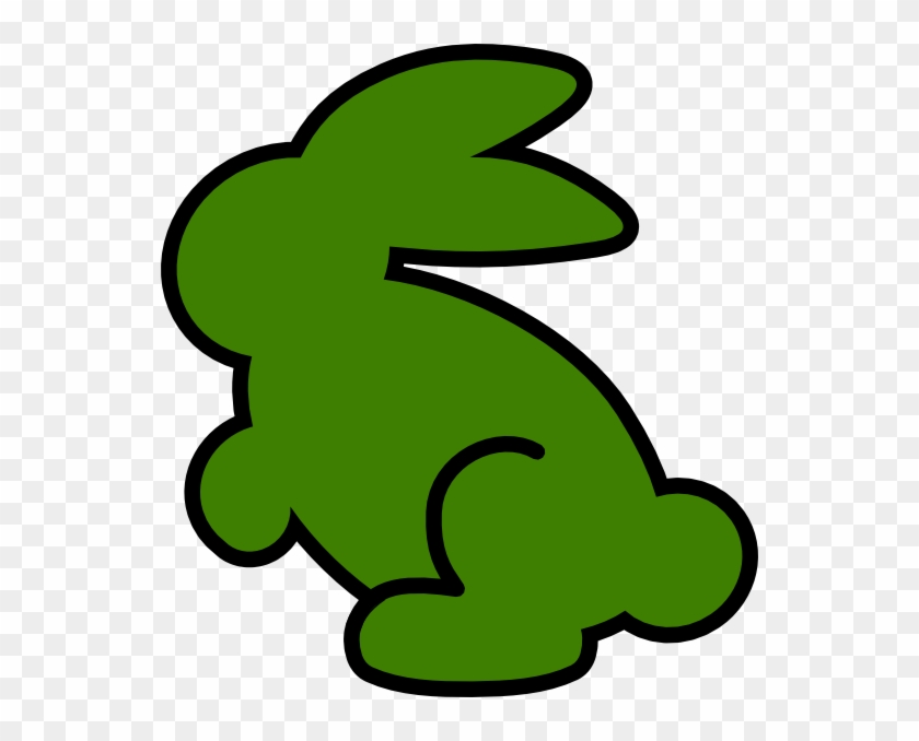 Green Bunny Clipart #363633