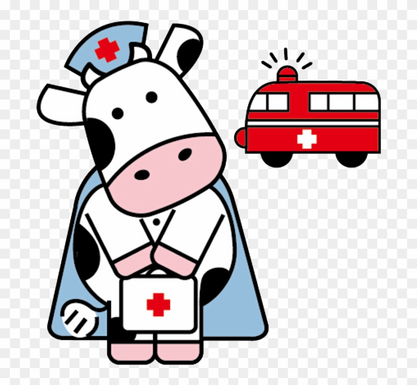 Cattle Nurse First Aid Cartoon - Cattle Nurse First Aid Cartoon #363802