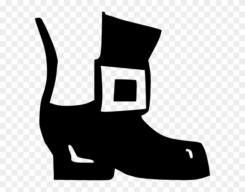 Shoes Boots Clip Art At Clker - Leprechaun Shoes Clip Art #363855