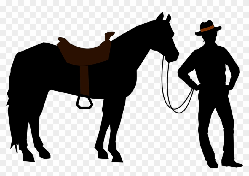 Cowboy Silhouette - Cowboy Silhouette Png #363866