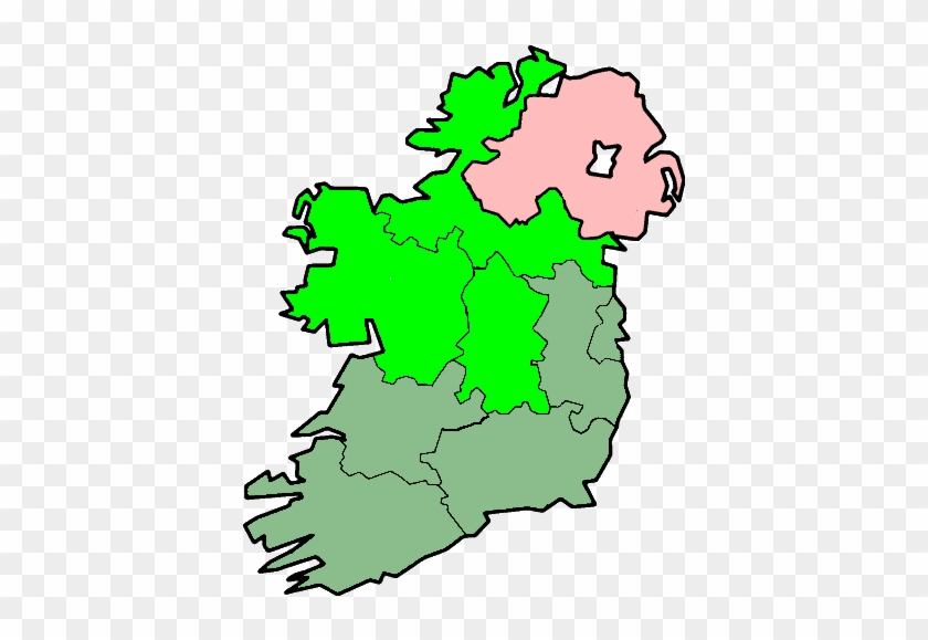 Border, Midland And Western Region Bright Green - Most Popular Names Ireland #363871