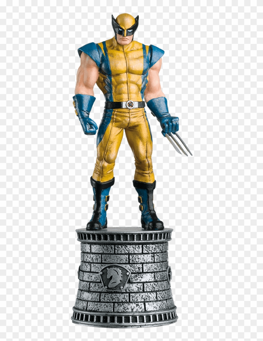 Eaglemoss Marvel Collection Wolverine Chess Piece W/ - Marvel Chess Figure & Magazine #3: Wolverine White #363880
