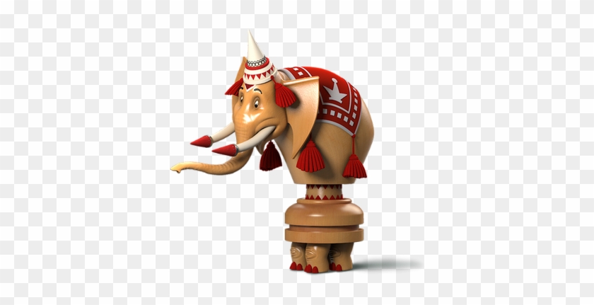 “chess Holds Its Master In Its Own Bonds, Shackling - Indian Elephant #363918