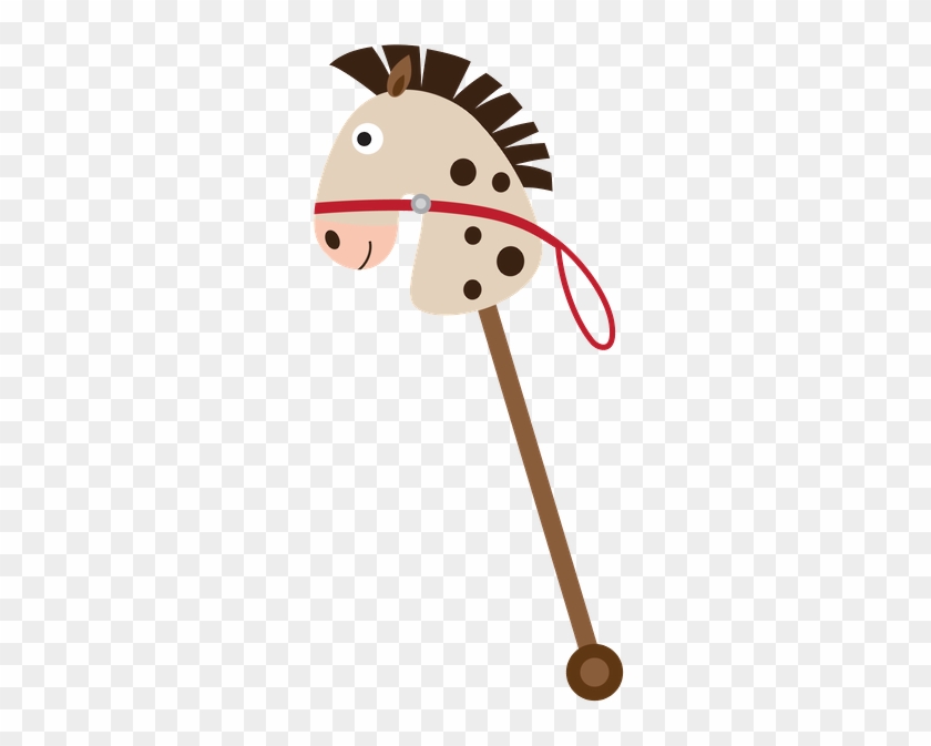 Cowboy E Cowgirl - Free Stick Horse Clipart #363993