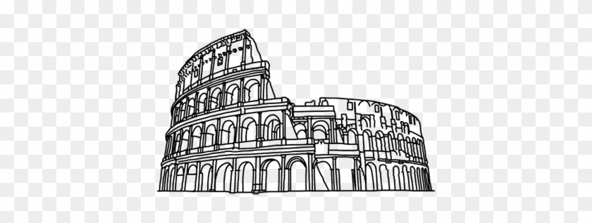 Vinilo Decorativo "coliseo Romano" - Coliseo De Roma Png #364110